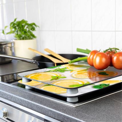 WENKO 2521512500 -Krycí deska ABDECKPLATTE - LEBENSMITTEL 30x52 cm pestrobarevná