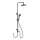 WENKO 25311100 - Sprchový set WATERSAVING SYSTEM 120 cm černá