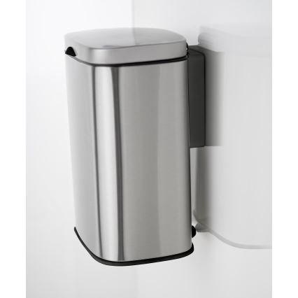 WENKO 25336100 - Koš SARE 21,5x29,5 cm stříbrná
