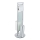 WENKO 25384100 - WC set SULMONA 25x76 cm stříbrná/černá