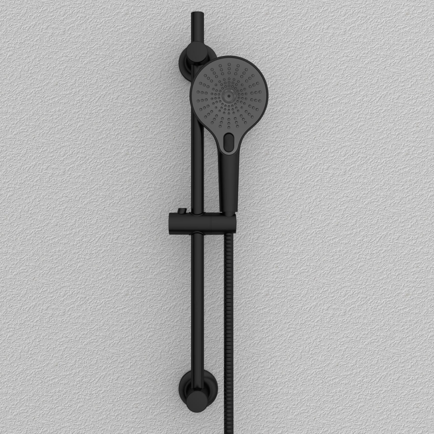 WENKO 25463100 - Sprchová tyč LIBERTÀ 70 cm černá