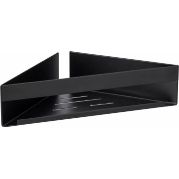 WENKO 25558100-Polička GENOVA 36x17 cm černá