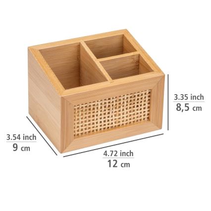 WENKO 25600100 - Organizér ALLEGRE 12x9 cm hnědá
