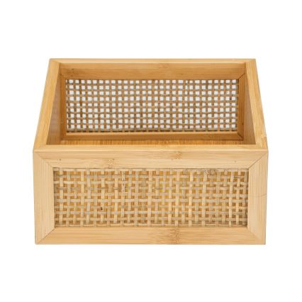 WENKO 25602100 - Tácek do vany ALLEGRE 22x15 cm hnědá