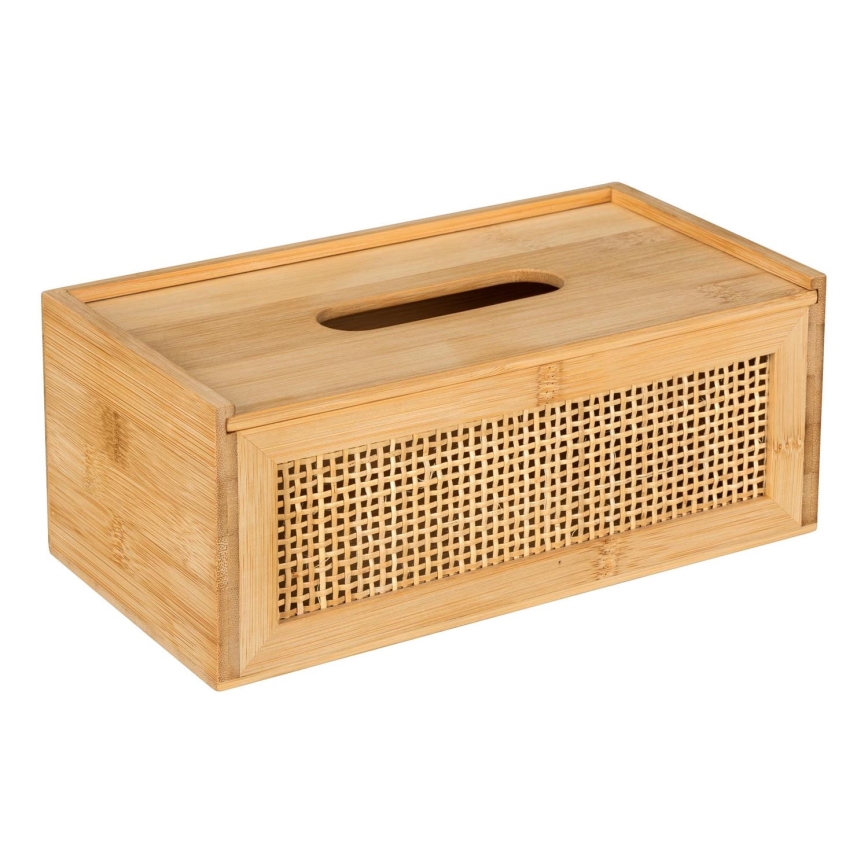 WENKO 25607100 - Box na kapesníky ALLEGRE 25x13 cm hnědá