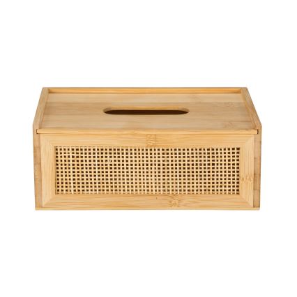 WENKO 25607100 - Box na kapesníky ALLEGRE 25x13 cm hnědá