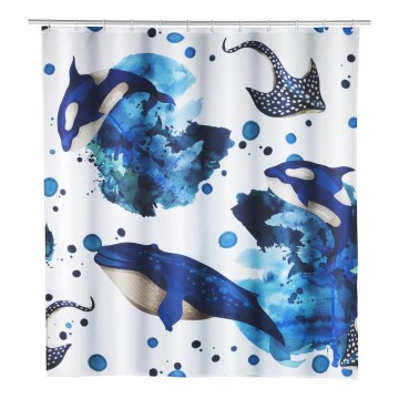 WENKO 25749100 - Sprchový závěs AQUARIS 180x200 cm pestrobarevná
