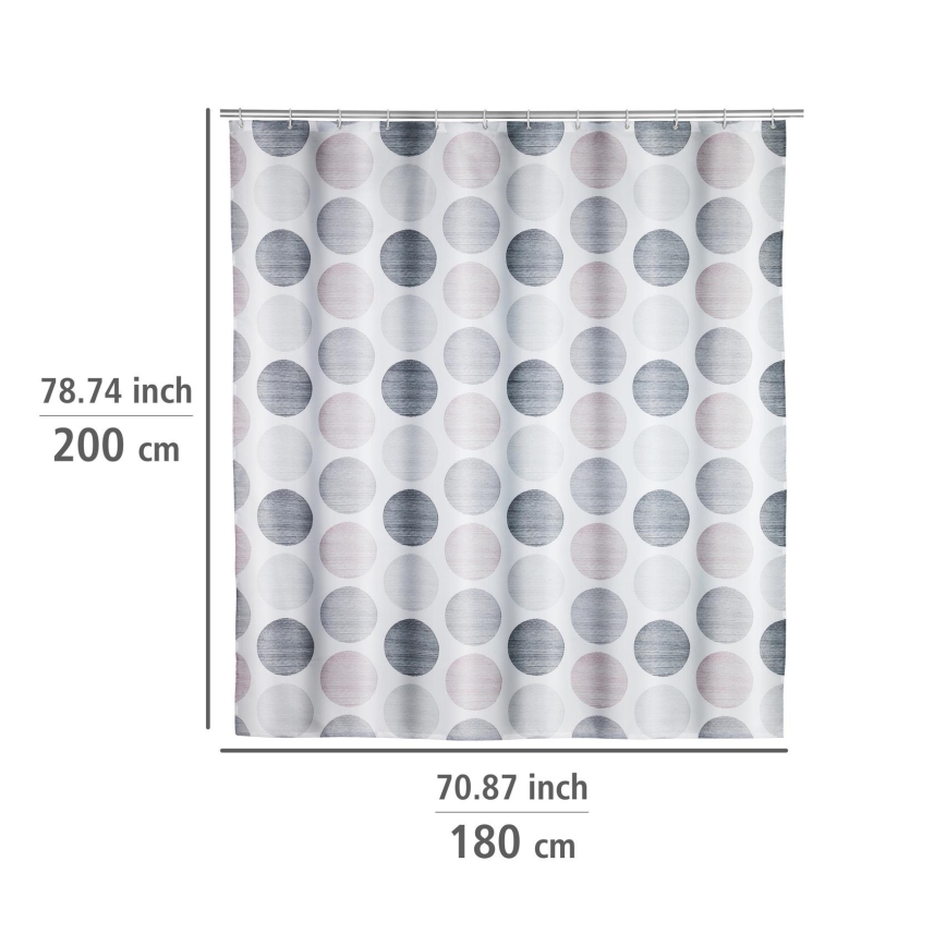 WENKO 25750100 - Sprchový závěs 180x200 cm pestrobarevná