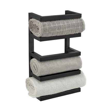 WENKO 25780100 - Stojan na ručníky FONDIRO 24x42 cm černá