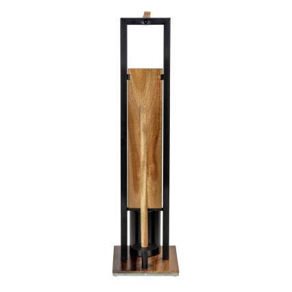 WENKO 25784100 - WC set RIVALTA 18x70 cm hnědá/černá