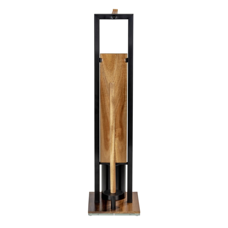 WENKO 25784100 - WC set RIVALTA 18x70 cm hnědá/černá