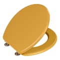 WENKO 25792100 - WC sedátko PRIMA 37x41 cm žlutá/stříbrná