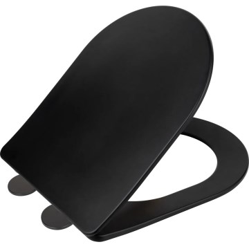WENKO 26029100 - WC sedátko GALATI 46x36 cm černá