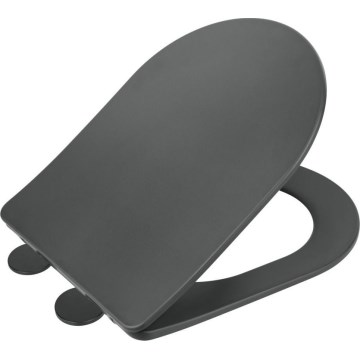WENKO 26030100 - WC sedátko GALATI 46x36 cm antracit