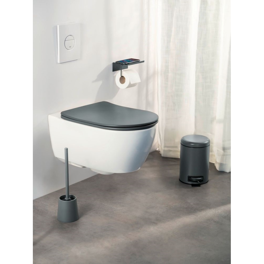 WENKO 26030100 - WC sedátko GALATI 46x36 cm antracit