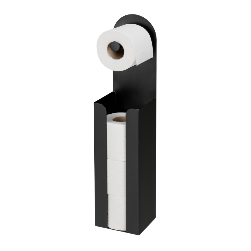 WENKO 26059100 - Držák rolí AGIRA 12x54 cm černá