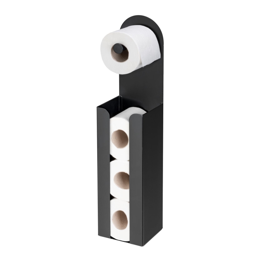 WENKO 26059100 - Držák rolí AGIRA 12x54 cm černá