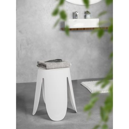 WENKO 26086100 - Stolička COMISO 44,5x46 cm bílá