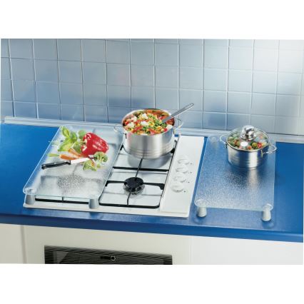 WENKO 2712663100 - Krycí deska 30x52 cm čirá/šedá