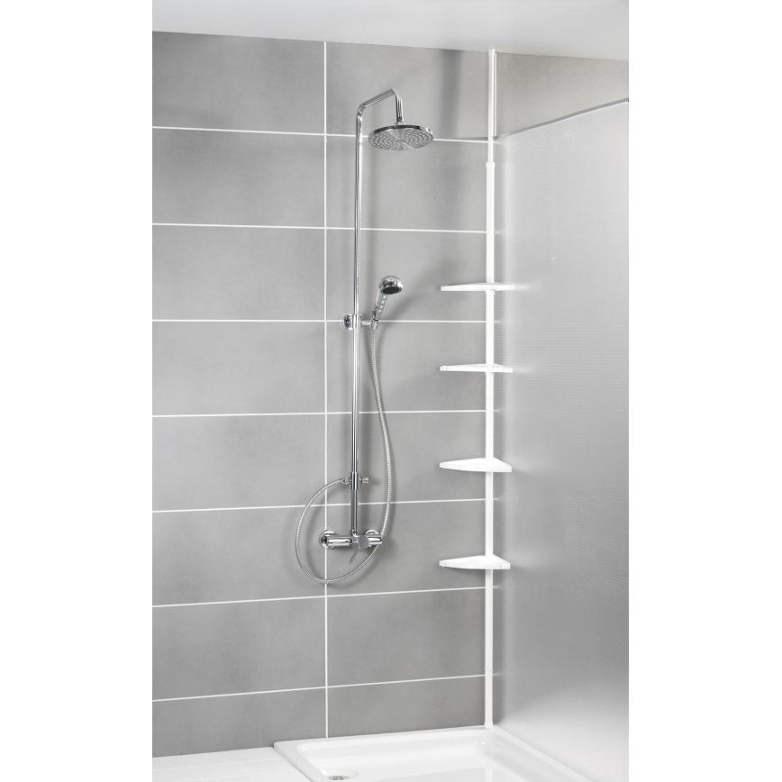 WENKO 3201010100 - Rohový prvek COMPACT 26x195 cm bílá