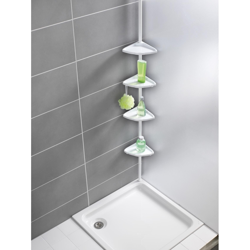 WENKO 3201010100 - Rohový prvek COMPACT 26x195 cm bílá