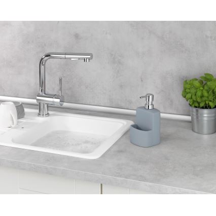 WENKO 3620116100 - Dávkovač mýdla FESTIVAL 10x18 cm šedá