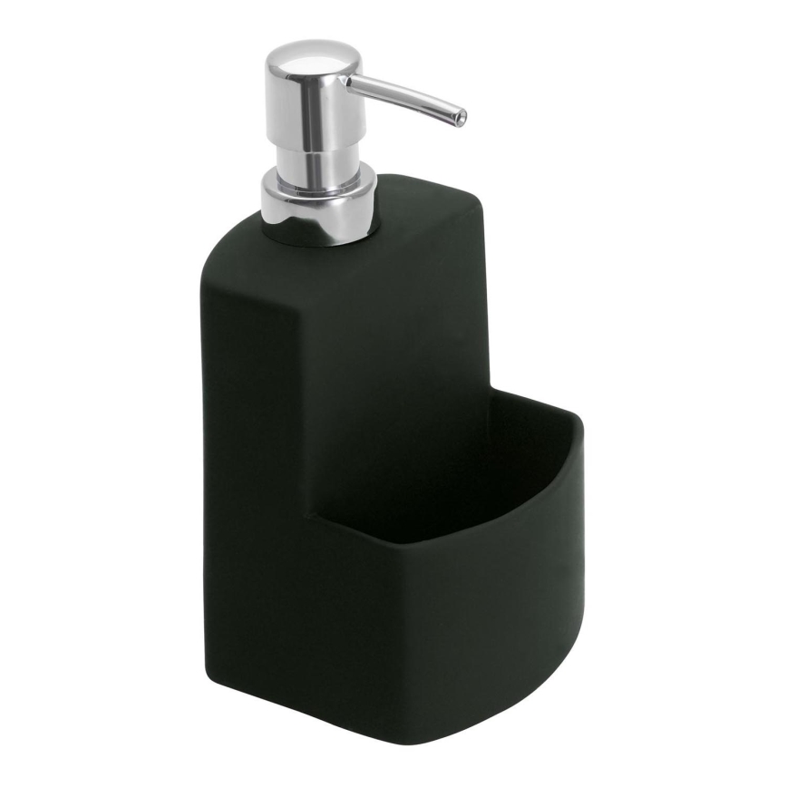 WENKO 3620117800 - Dávkovač mýdla FESTIVAL 10x18 cm černá