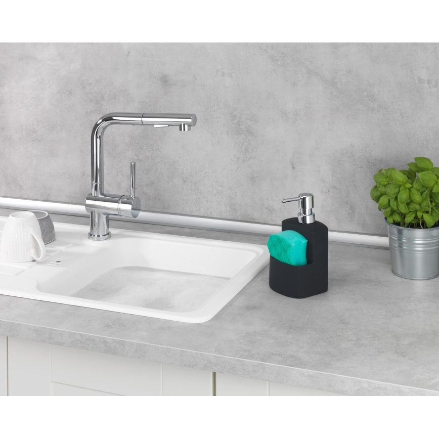 WENKO 3620117800 - Dávkovač mýdla FESTIVAL 10x18 cm černá