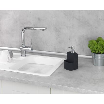 WENKO 3620117800 - Dávkovač mýdla FESTIVAL 10x18 cm černá