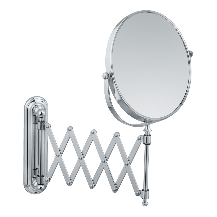 WENKO 3656241100 - Kosmetické zrcadlo TELESCOPE DELUXE 23x38 cm lesklý chrom