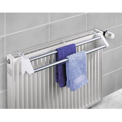 WENKO 3702100 - Sušák 13x11,5 cm stříbrná/bílá