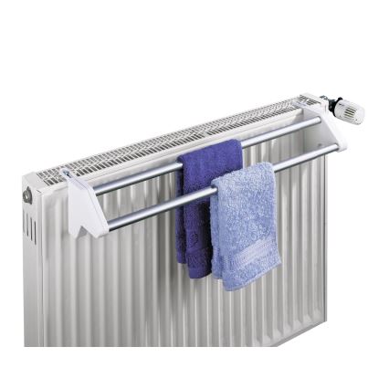 WENKO 3702100 - Sušák 13x11,5 cm stříbrná/bílá