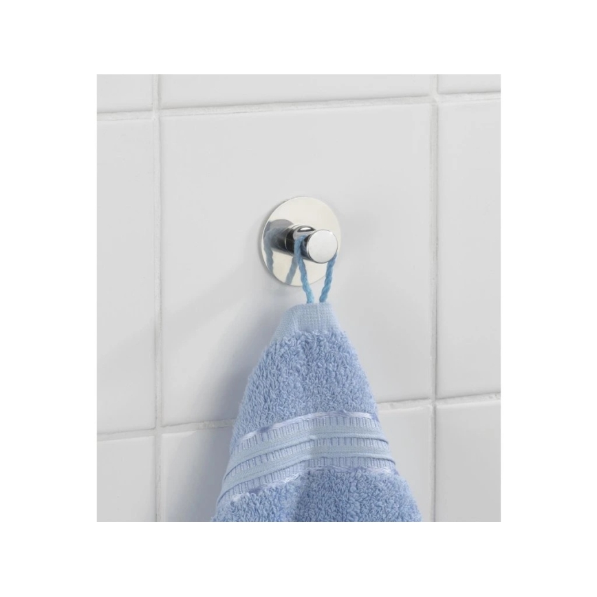 WENKO 4466420100-Háček SAVONA 5x2 cm nerez/stříbrná