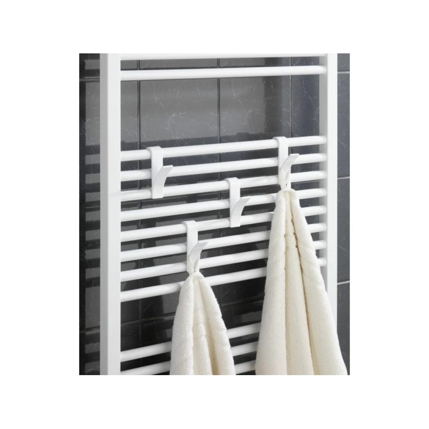 WENKO 4468160100-Háčky 2,5x10,5 cm bílá