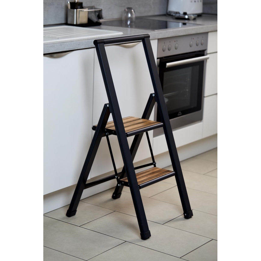 WENKO 50482100 - Schůdky ALU-DESIGN 44x101 cm černá