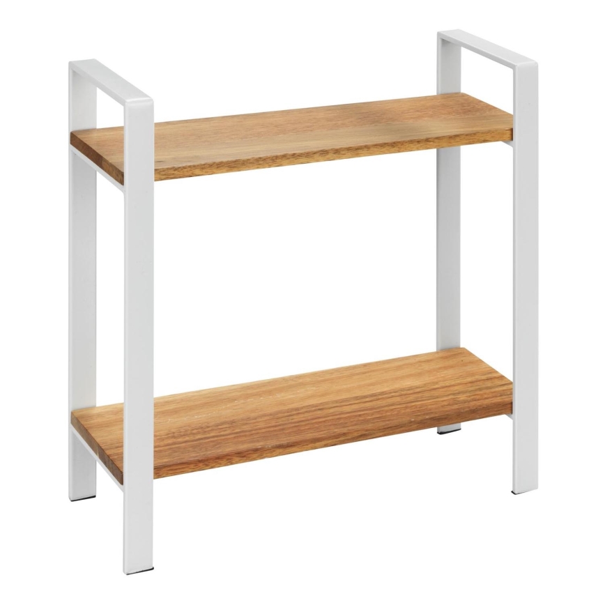 WENKO 53024100 - Police LOUISA 32x33 cm bílá/hnědá