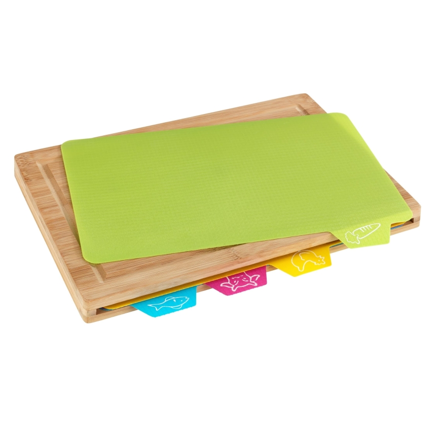 WENKO 53064100 - Prkénko 32,5x22,5 cm hnědá/pestrobarevná