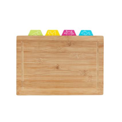 WENKO 53064100 - Prkénko 32,5x22,5 cm hnědá/pestrobarevná