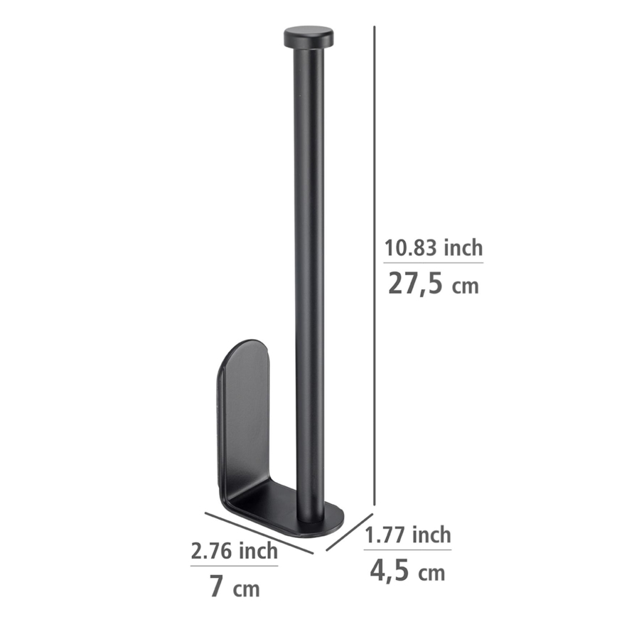 WENKO 53214100 - Držák na roli NIO 27,5x7 cm černá