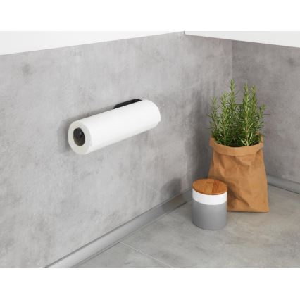 WENKO 53214100 - Držák na roli NIO 27,5x7 cm černá