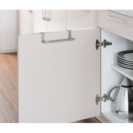 WENKO 53245100 - Držák na ručníky TELESCOPE 7x6 cm stříbrná/černá