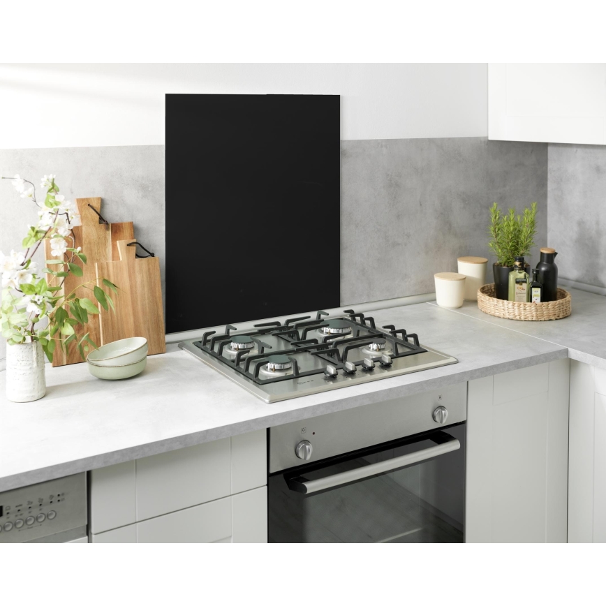 WENKO 53881100 - Zástěna BLACK 60x70 cm černá