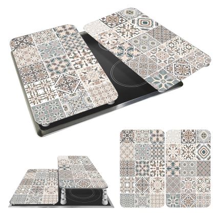 WENKO 53904100 - Kryt varné desky 30x52 cm pestrobarevná/šedá/čirá