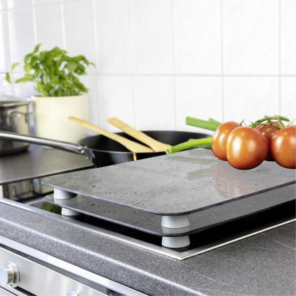 WENKO 53906100 - Kryt varné desky 30x52 cm šedá/čirá