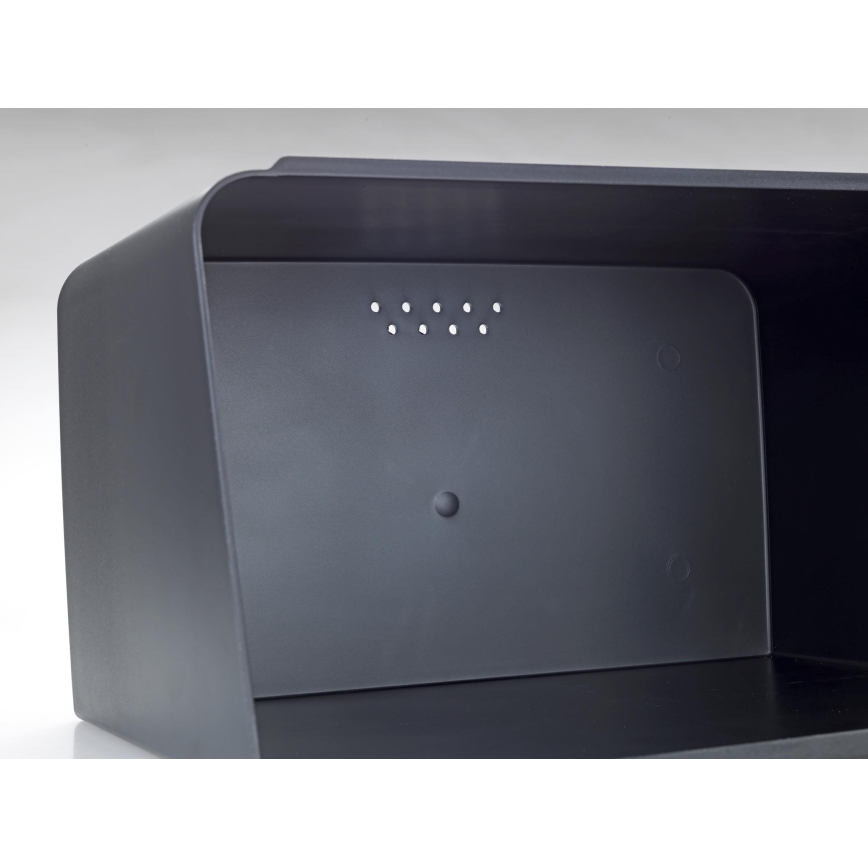 WENKO 54098100 - Chlebník KUBO 35x26,5 cm černá/hnědá