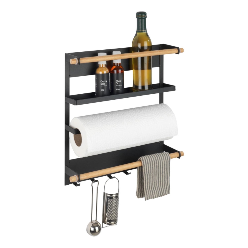 WENKO 54114100 - Organizér MAGNA 33x34 cm černá/hnědá