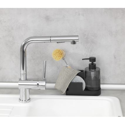 WENKO 54654100 - Organizér PINA 16x17 cm černá