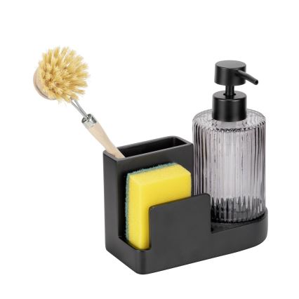 WENKO 54654100 - Organizér PINA 16x17 cm černá