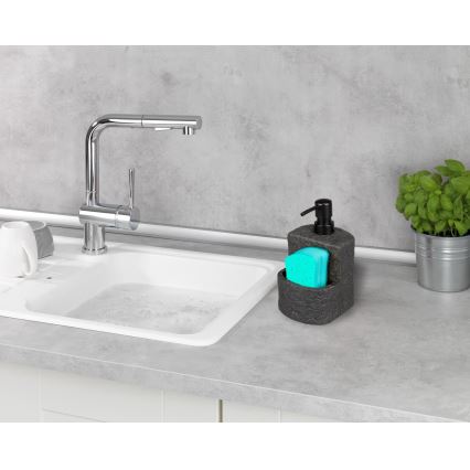 WENKO 54667100 - Dávkovač mýdla FESTIVAL 10,5x18 cm černá