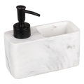 WENKO 54668100 - Dávkovač mýdla RESA 14,5x14,3 cm bílá/černá